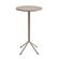 1 Mesa Bistro Redonda Gavea Rivatti 105 cm -Altura- Tampo em Polipropileno Fendi e Base em Aco Fendi